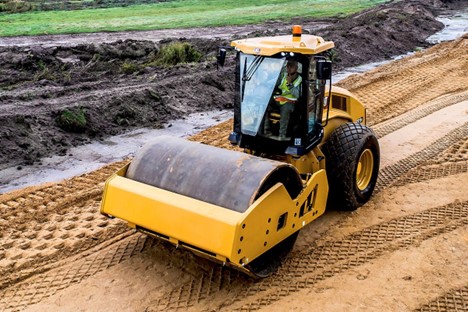 Cilindru compactor cat cs 11